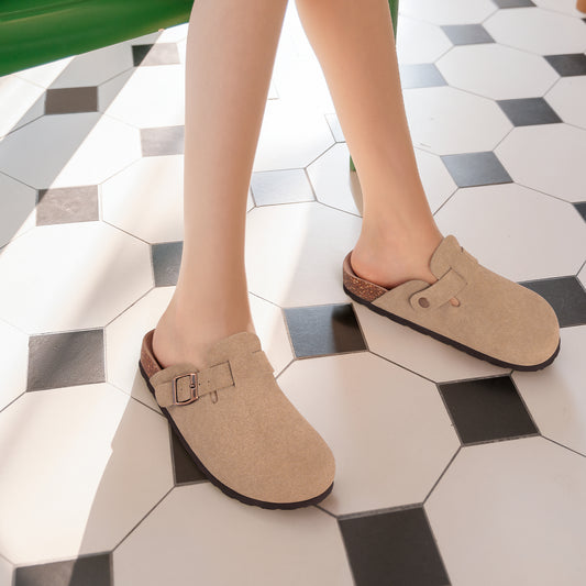 100% Vegan Suede Clogs by Vesanbe