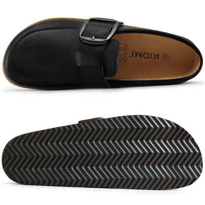Big Buckle Memory Foam Cork Footbed Mules