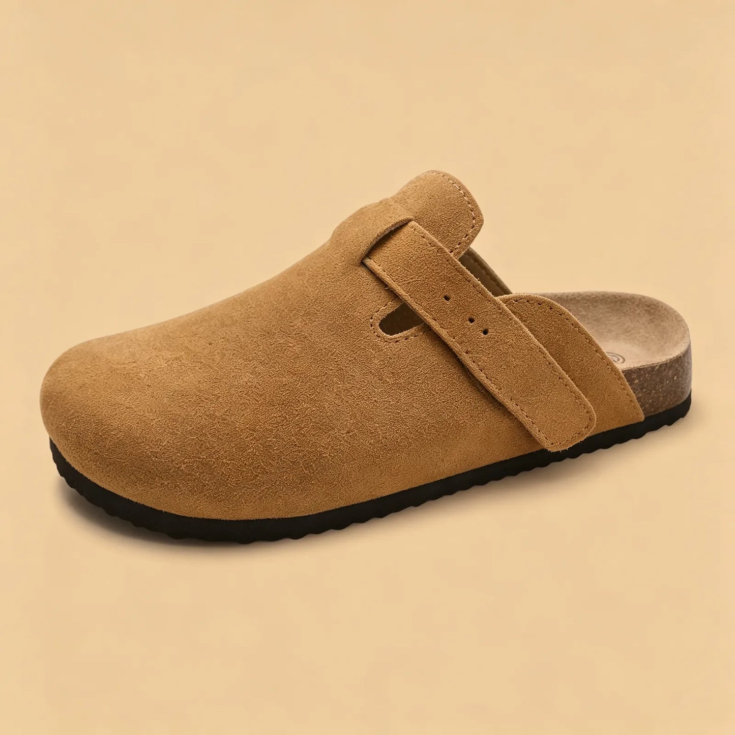 Genuine Suede Clogs by Vesanbe