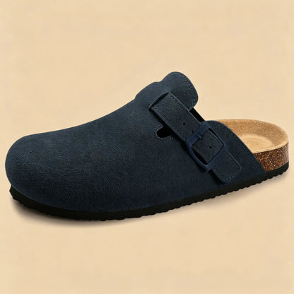 Genuine Suede Clogs by Vesanbe